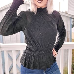 Black Sparkly Top